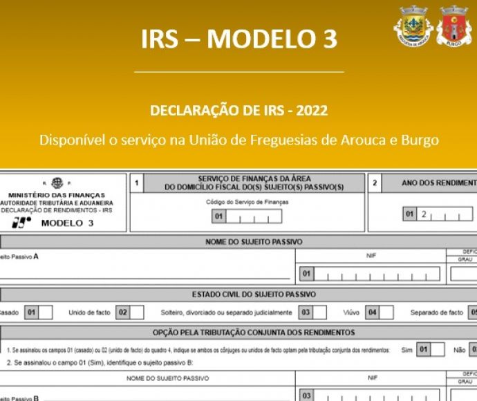 ESPAÇO CIDADANIA - DECLARAÇÃO DE IRS 2022
